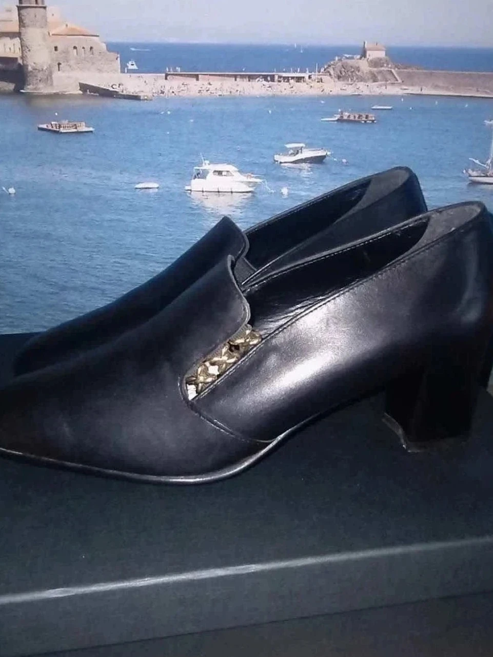 Black high-heeled shoes, Les Softies,Size 38 – photo 11